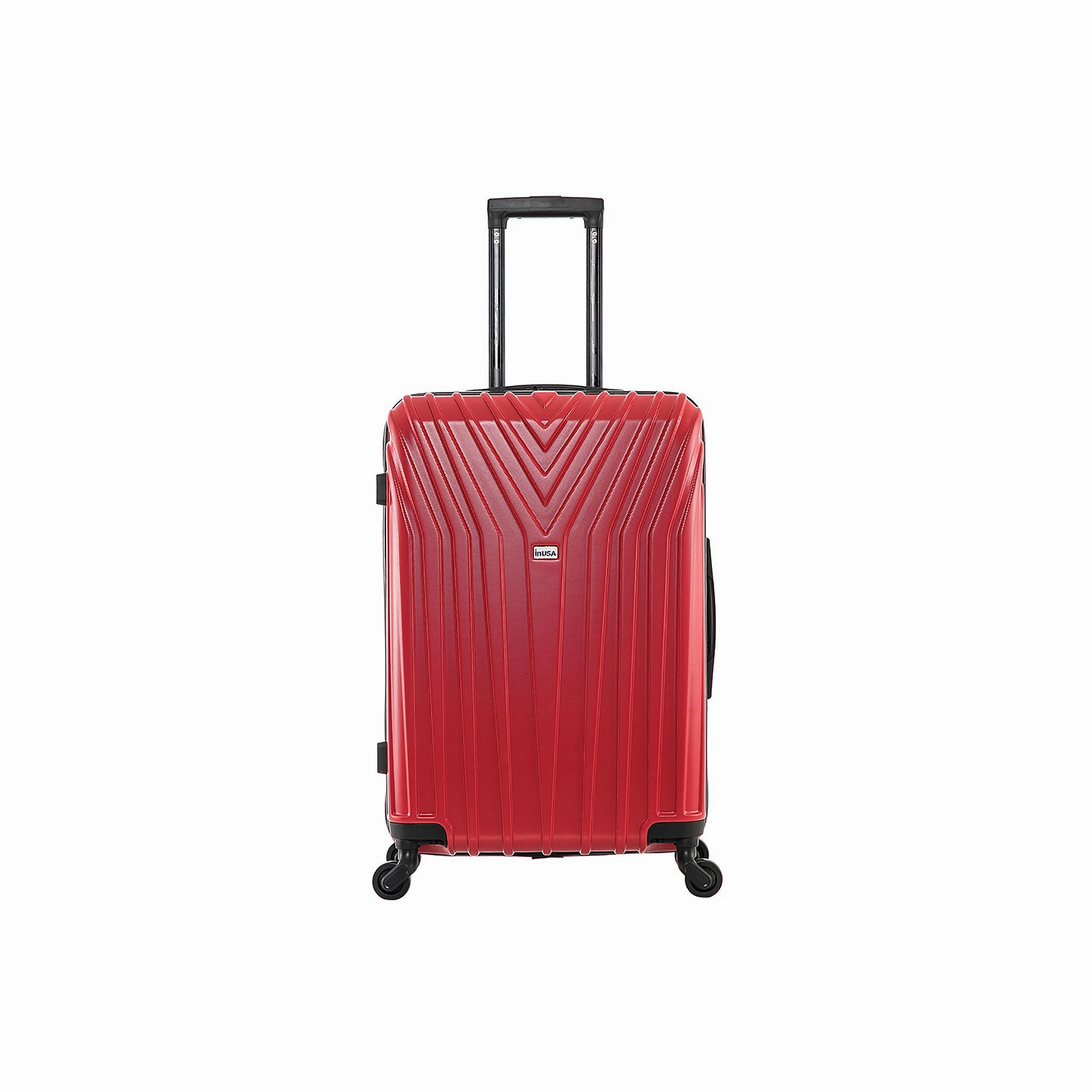 Inusa Vasty 24" Hardside Lightweight Spinner Luggage - RED ONE SIZE