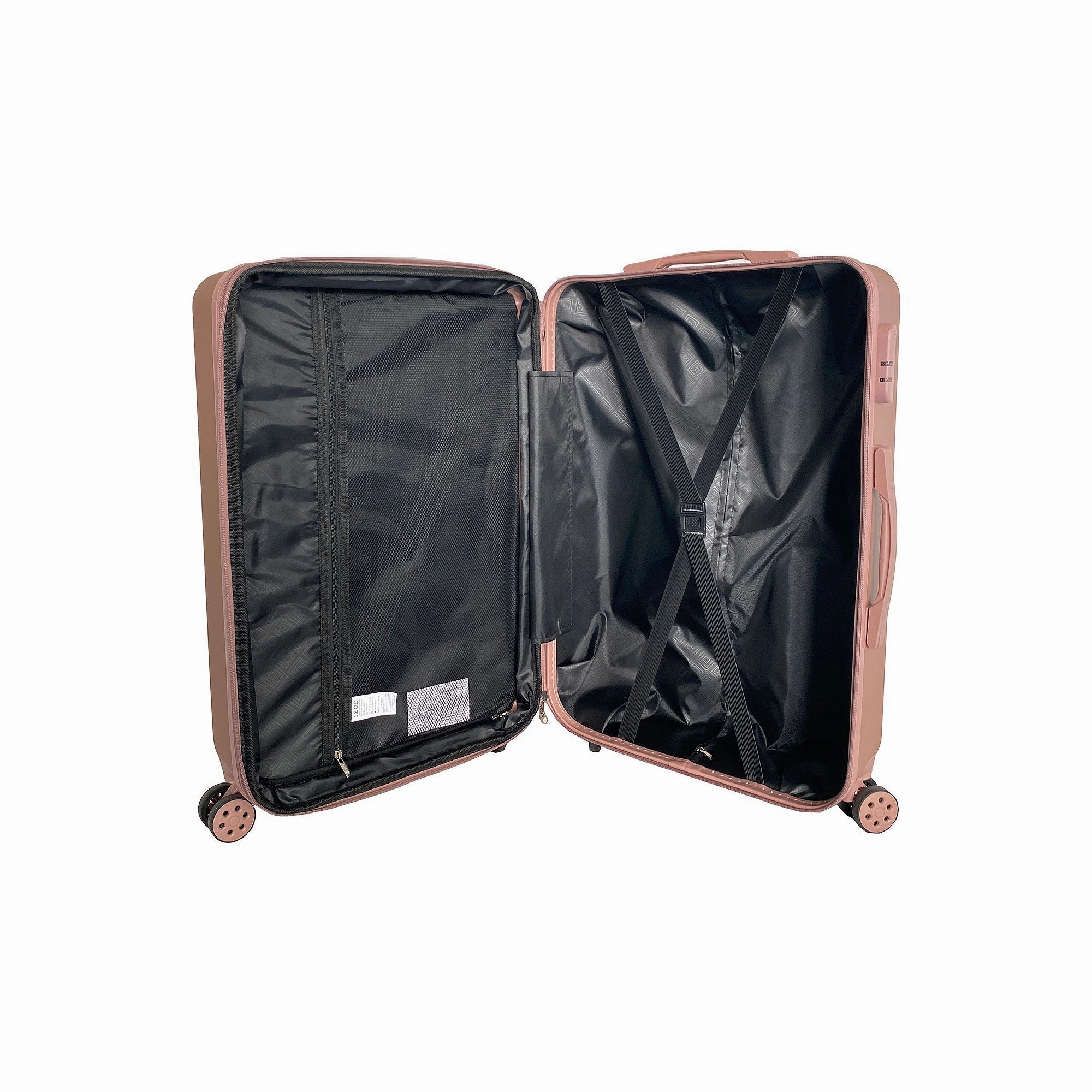 Izod Clara 3-Pc. Hardside Expandable Luggage Set - ROSE GOLD ONE SIZE
