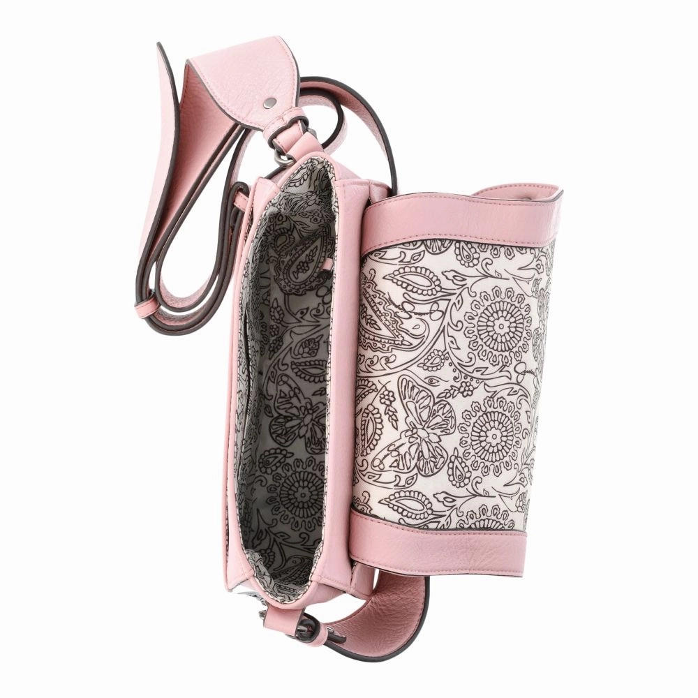 Jessica Simpson JS250001-PNK Women's Asher Crossbody Handbag, Pink Mauve