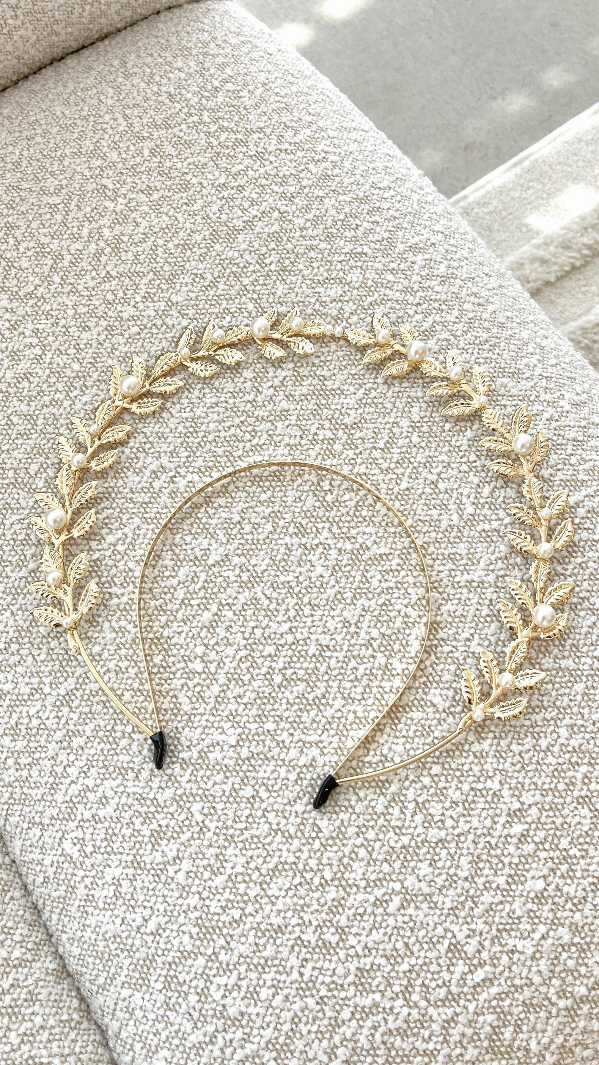 Juliet Halo Headband - Gold