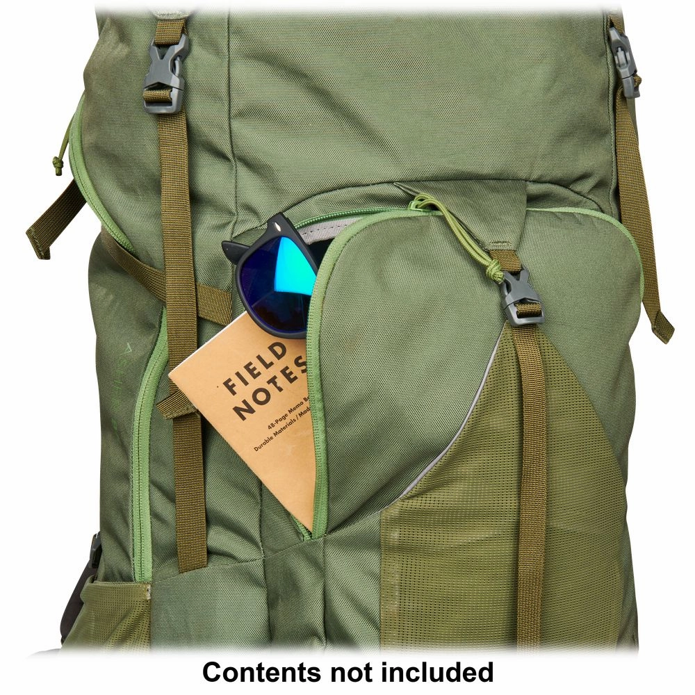 Kelty 22629022WM Asher 85L Lightweight and Breathable Outdoor Backpack - Winter Moss/Dill