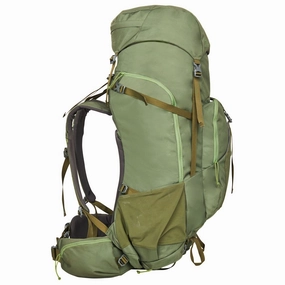 Kelty 22629022WM Asher 85L Lightweight and Breathable Outdoor Backpack - Winter Moss/Dill