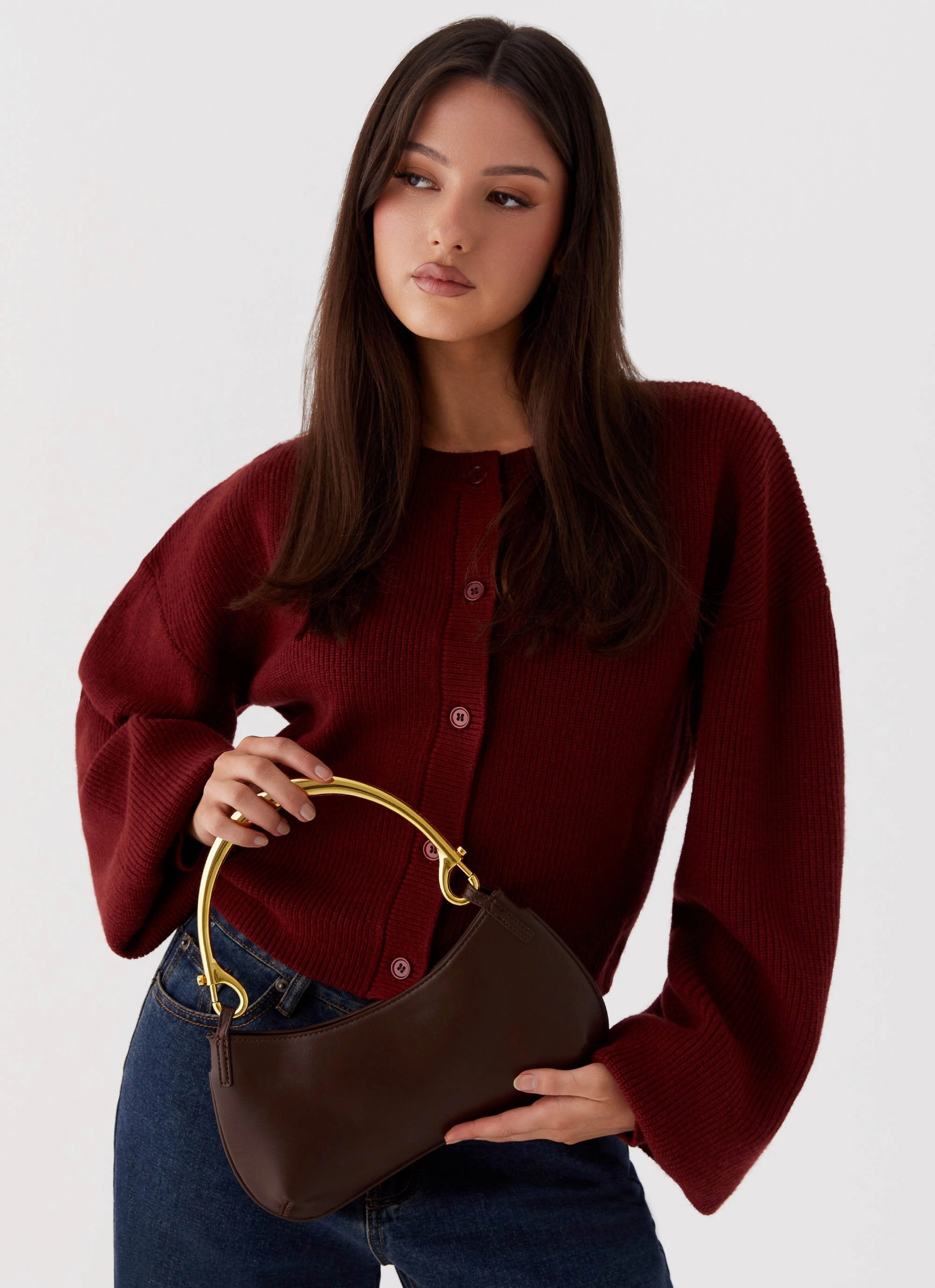Kirsty Shoulder Bag - Chocolate
