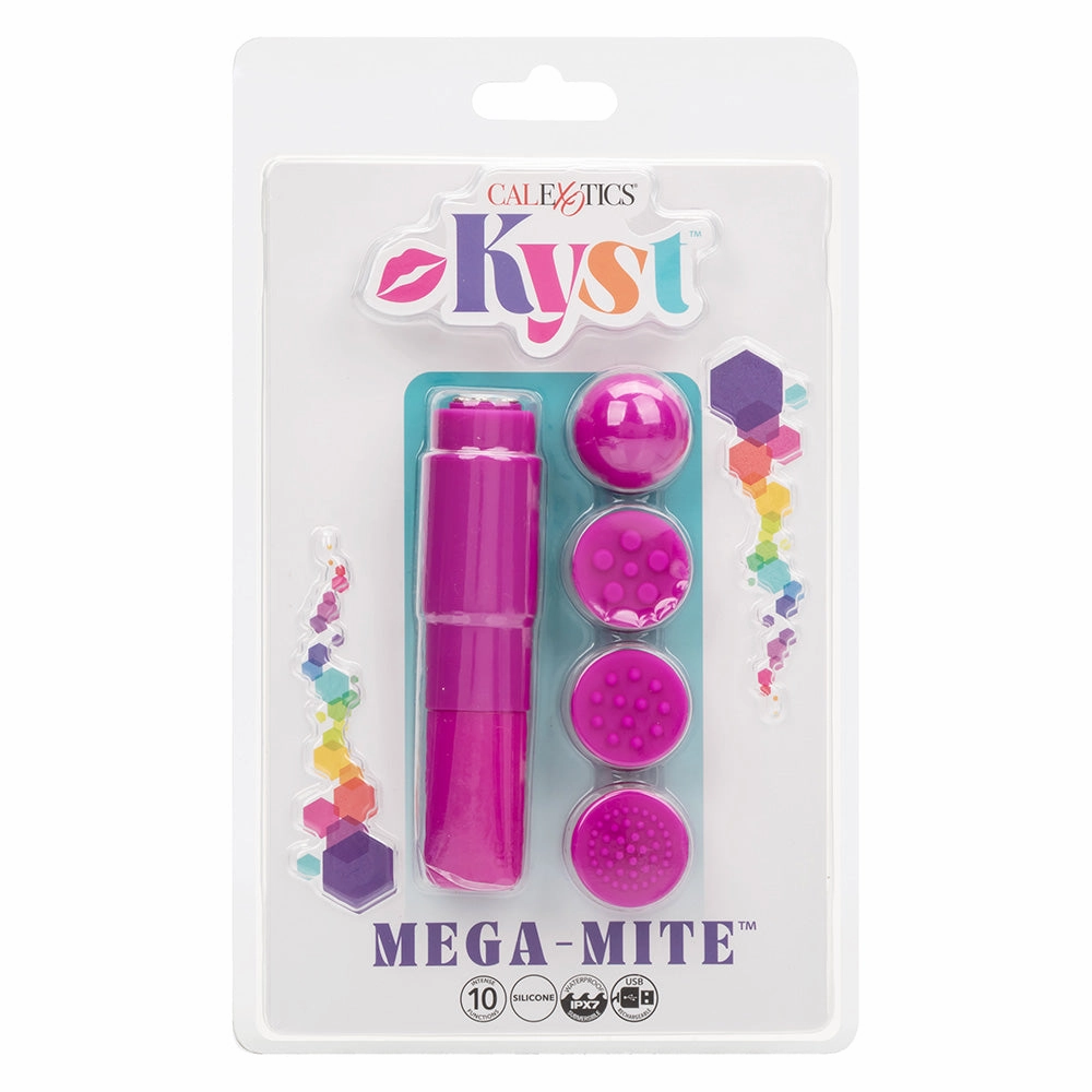 Kyst Mega-Mite Bullet Vibrator & Attachments