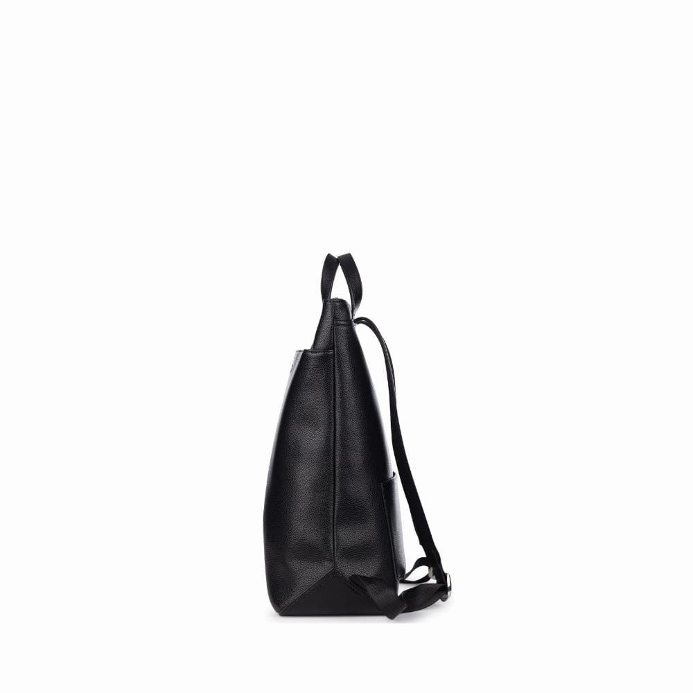 Le Billie - Sac à dos en cuir vegan noir recyclé