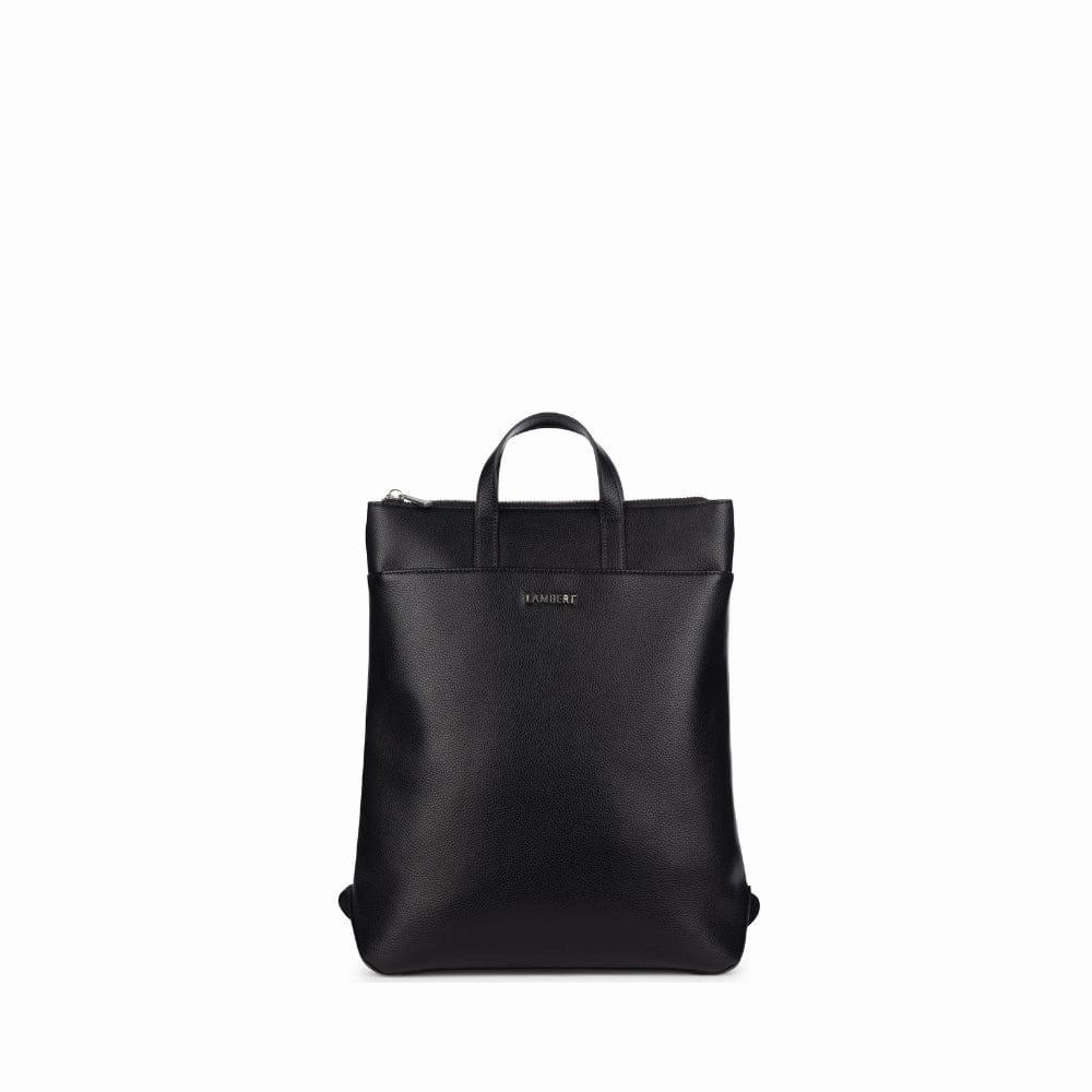 Le Billie - Sac à dos en cuir vegan noir recyclé