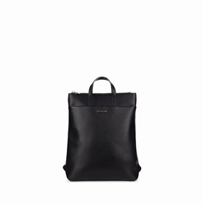 Le Billie - Sac à dos en cuir vegan noir recyclé