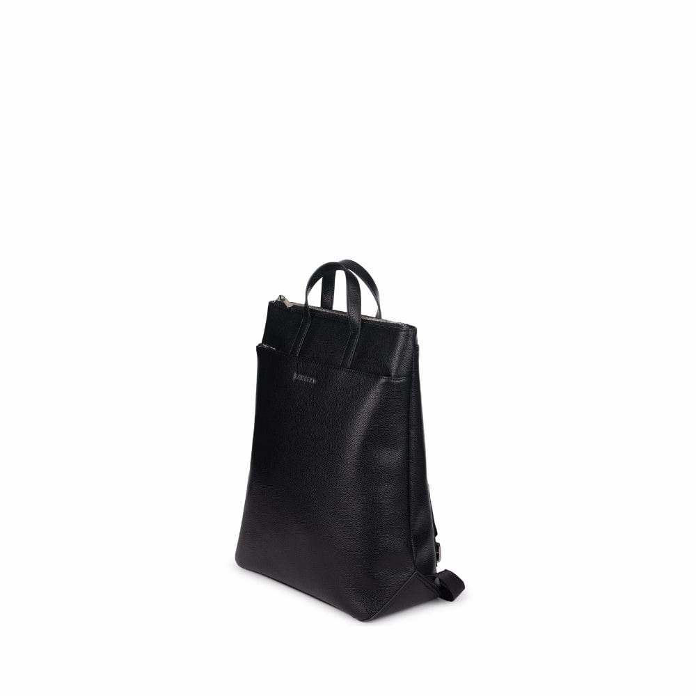 Le Billie - Sac à dos en cuir vegan noir recyclé