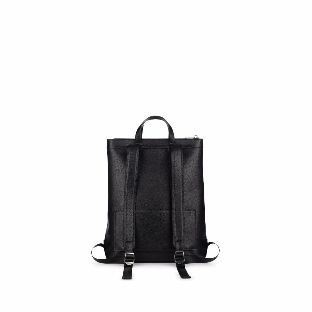 Le Billie - Sac à dos en cuir vegan noir recyclé