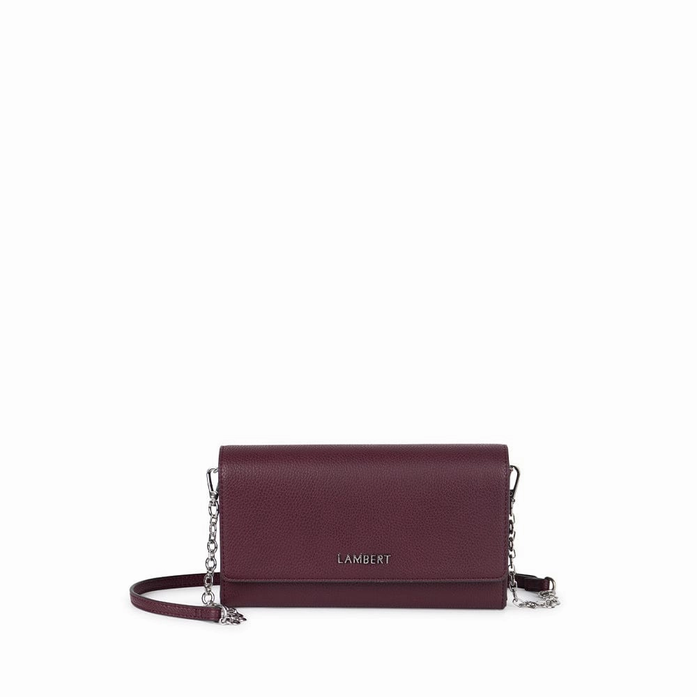 Le Felicia - Sac à main 2-en-1 en cuir vegan cabernet