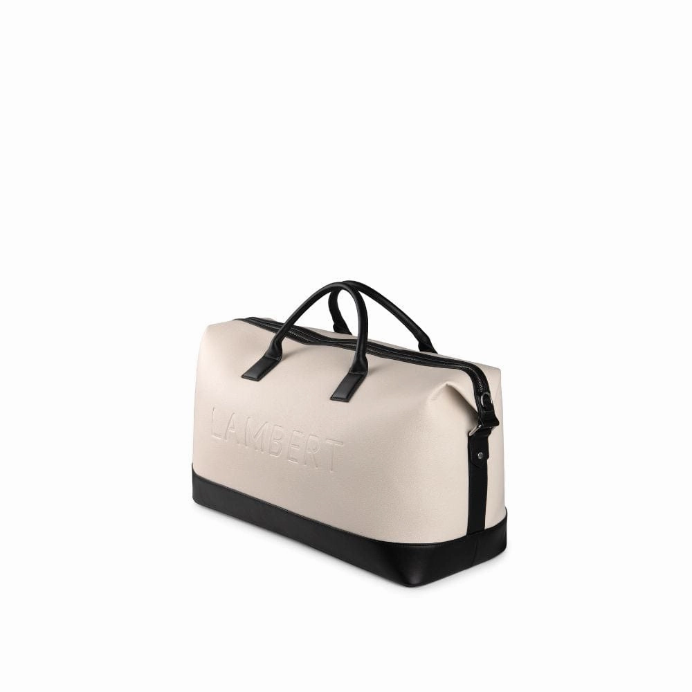 Le June - Sac de voyage fourre-tout en cuir vegan oyster mix