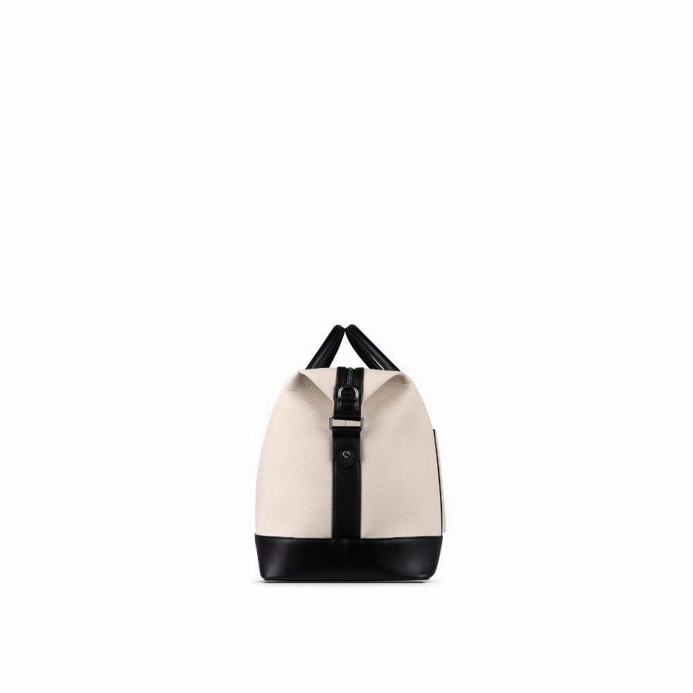 Le June - Sac de voyage fourre-tout en cuir vegan oyster mix