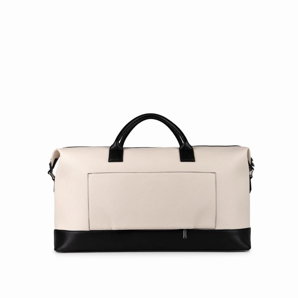 Le June - Sac de voyage fourre-tout en cuir vegan oyster mix