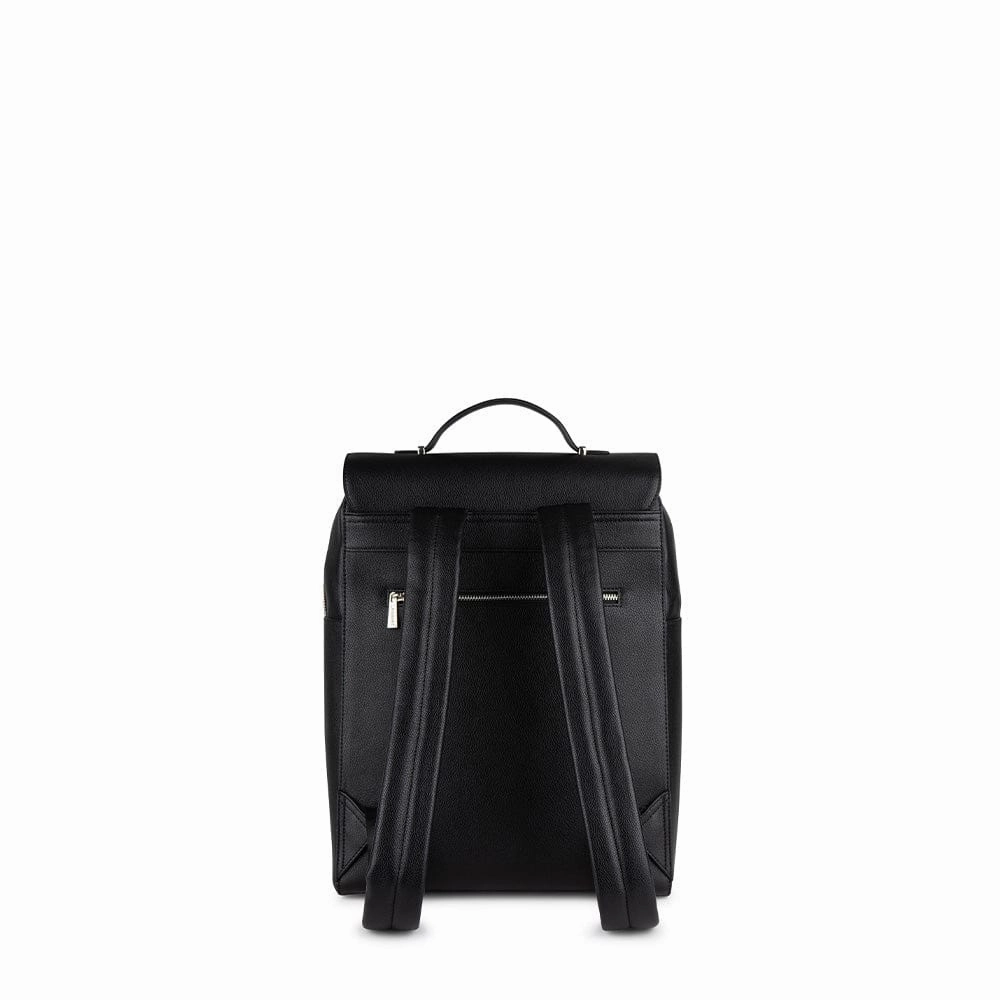 Le Lydia - Sac à dos en cuir vegan noir recyclé