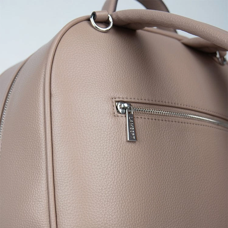 Le Vicky - Sac à couches en cuir vegan terra