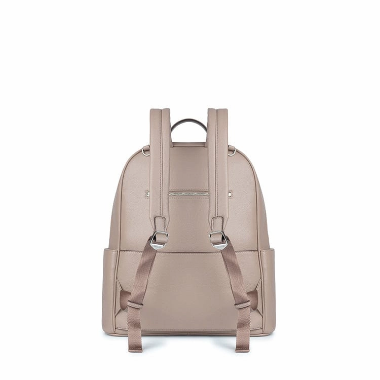 Le Vicky - Sac à couches en cuir vegan terra