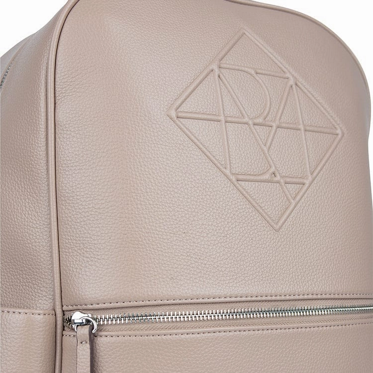 Le Vicky - Sac à couches en cuir vegan terra