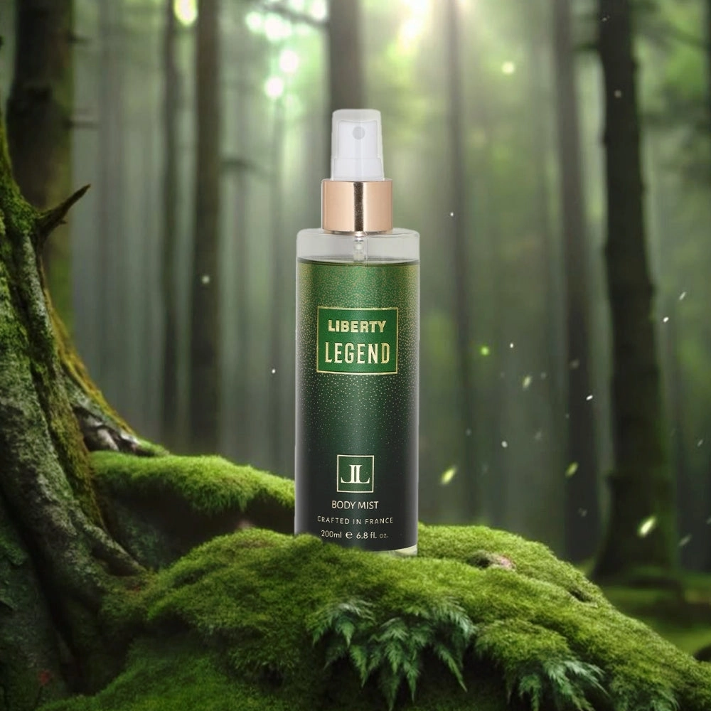 Liberty Luxury Legend Body Mist for Men & Women Long Lasting Aquatic Fragrance Travel Friendly Perfume Body Spray Crafted in France 200ml