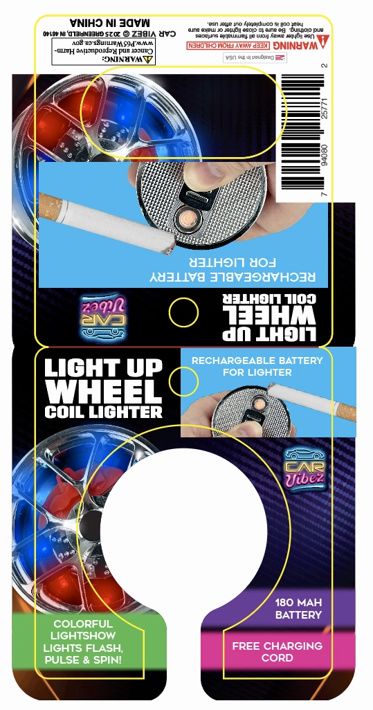 Light-up Coil Lighter Wheel - 6 Pieces Per Retail Ready Display 25771
