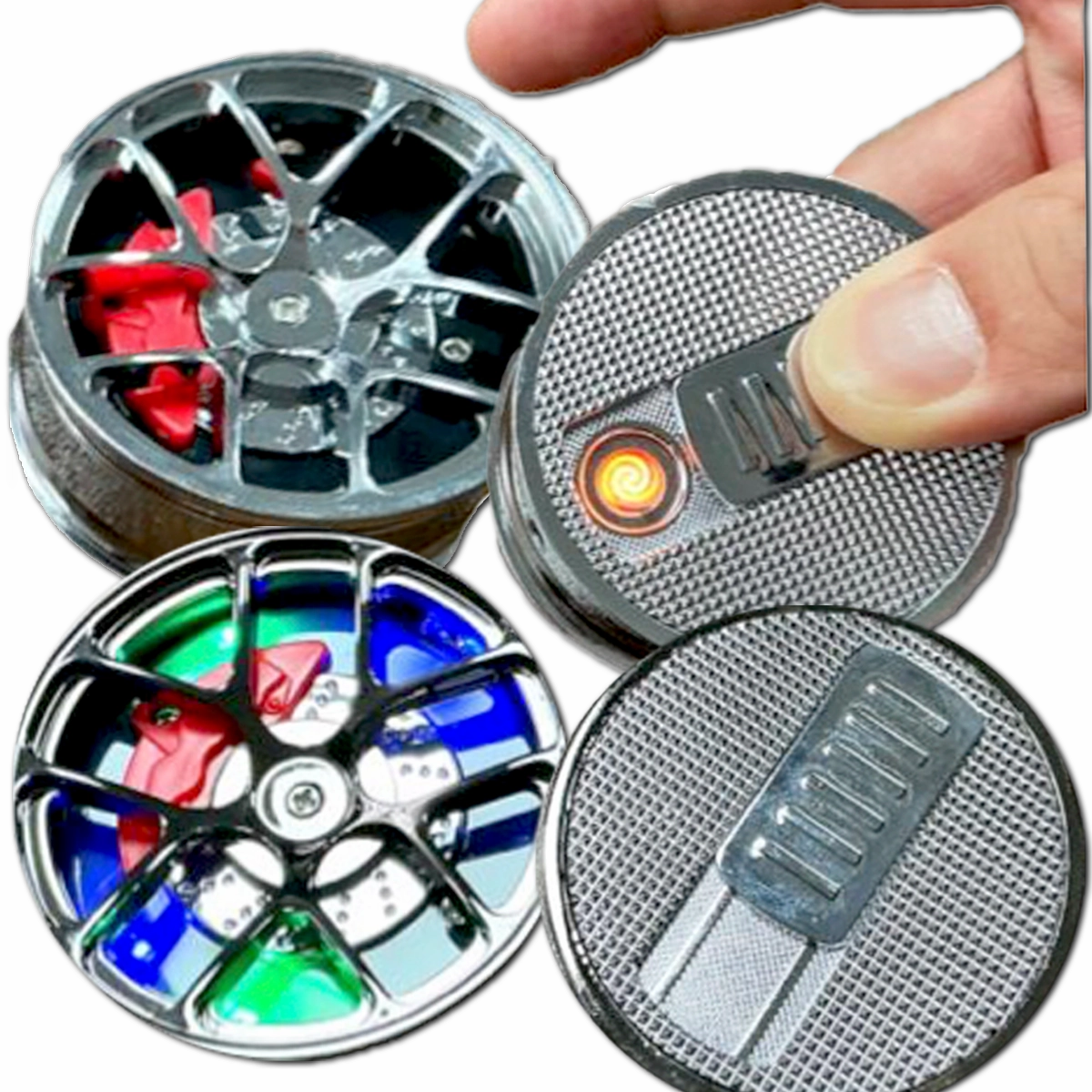 Light-up Coil Lighter Wheel - 6 Pieces Per Retail Ready Display 25771