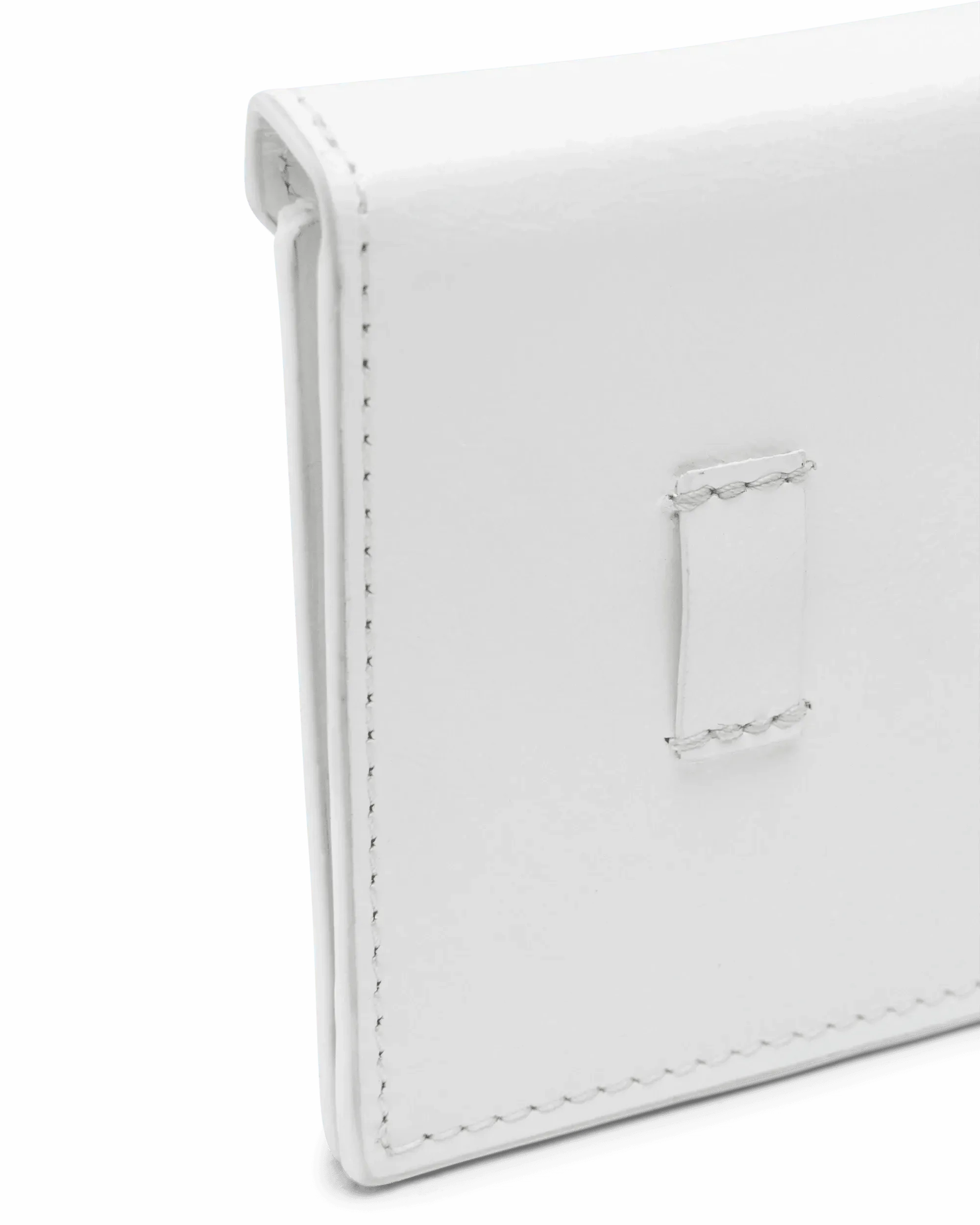 Mini Leather Belted Wallet