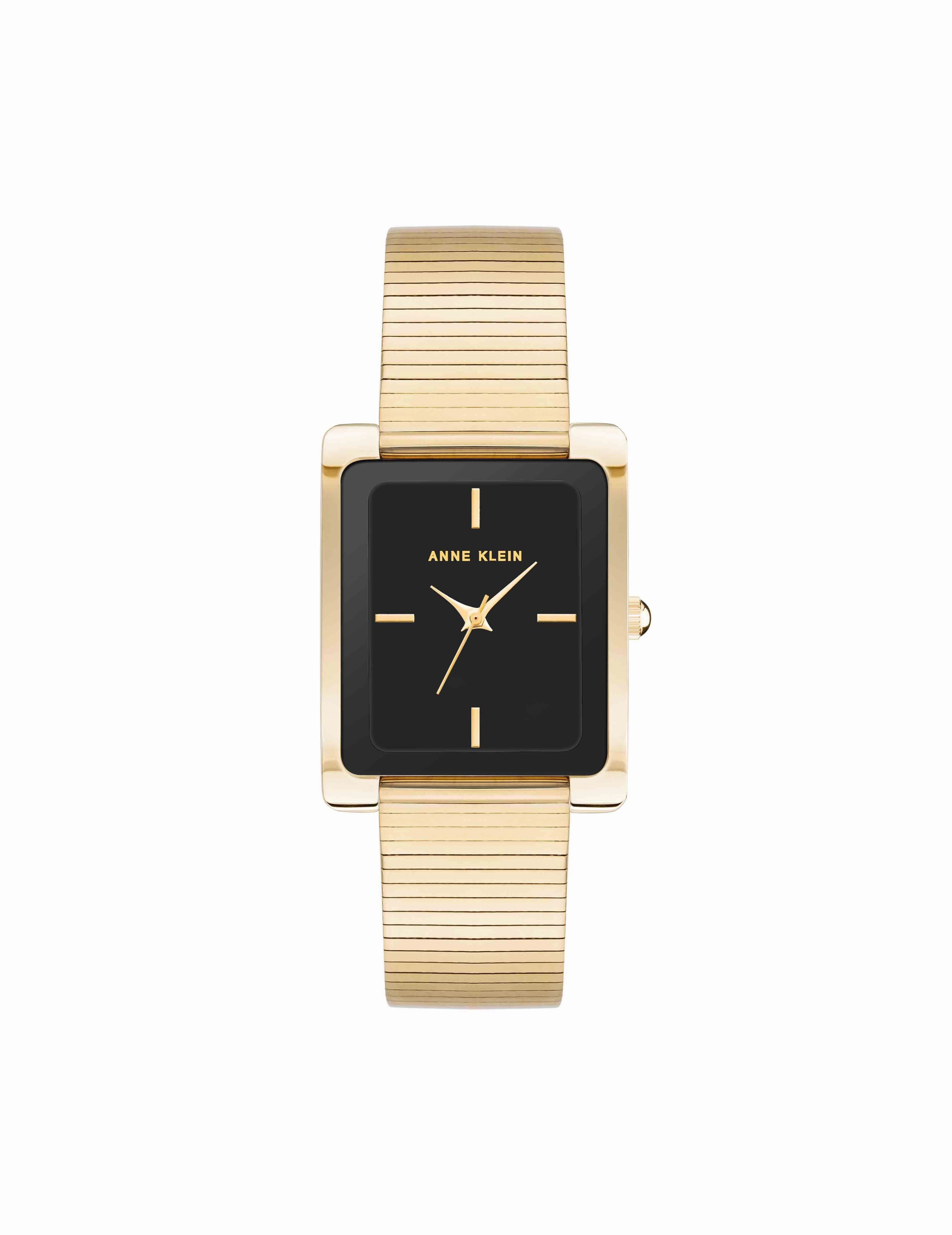 Modern Rectangular Stainless Steel Bracelet Watch