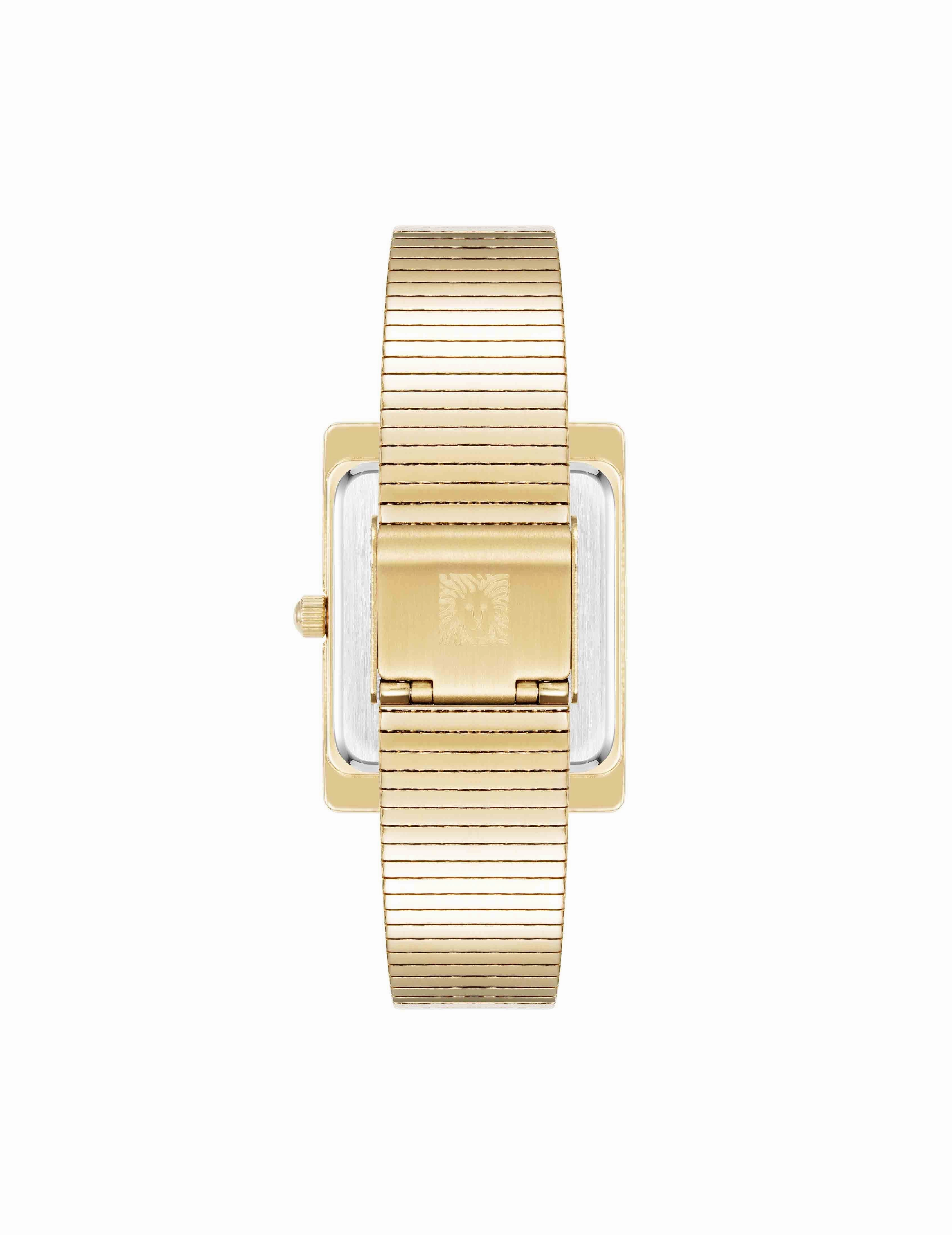 Modern Rectangular Stainless Steel Bracelet Watch
