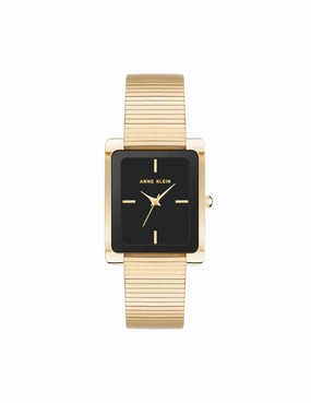Modern Rectangular Stainless Steel Bracelet Watch