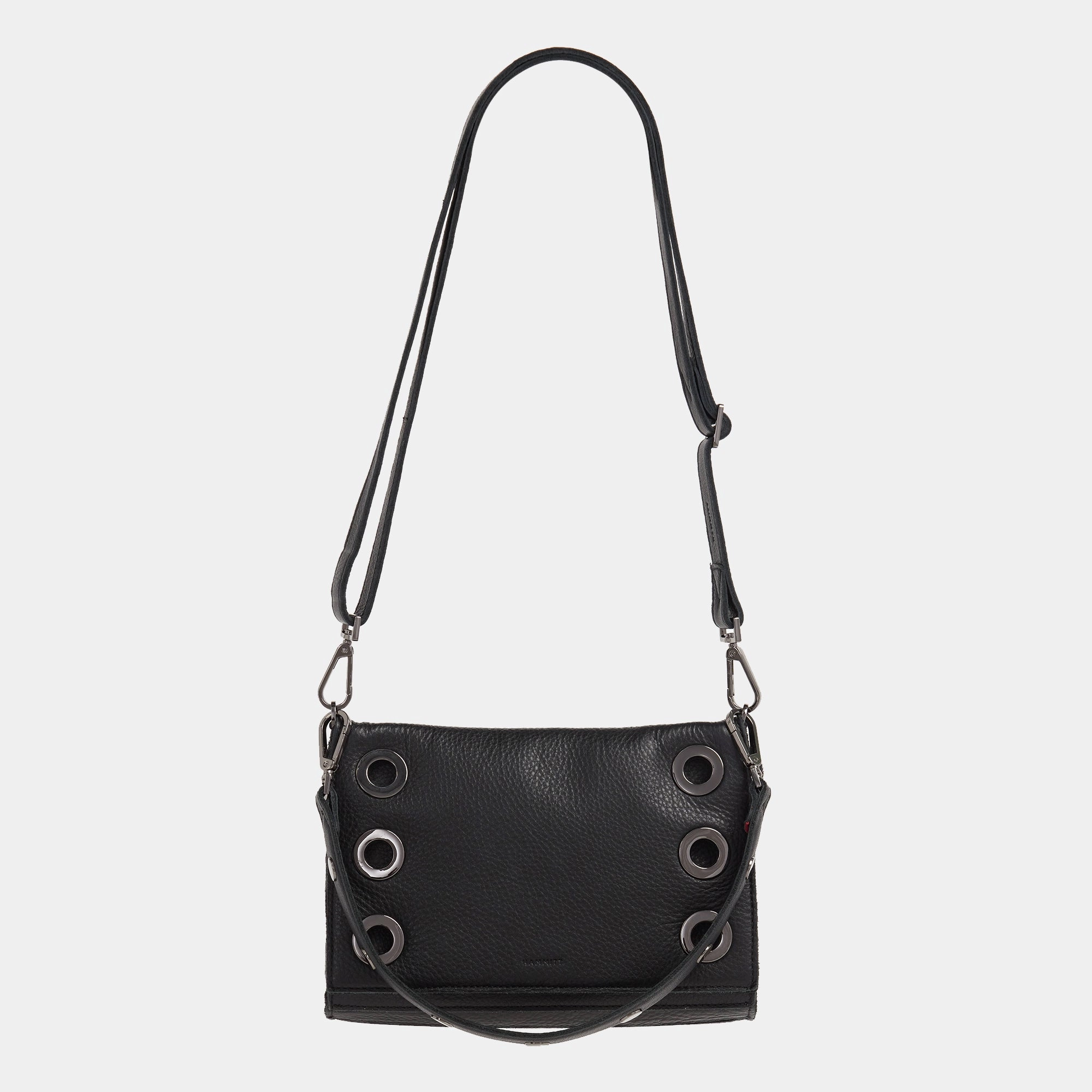 Montana Clutch | Black Lugano/Gunmetal | Sml