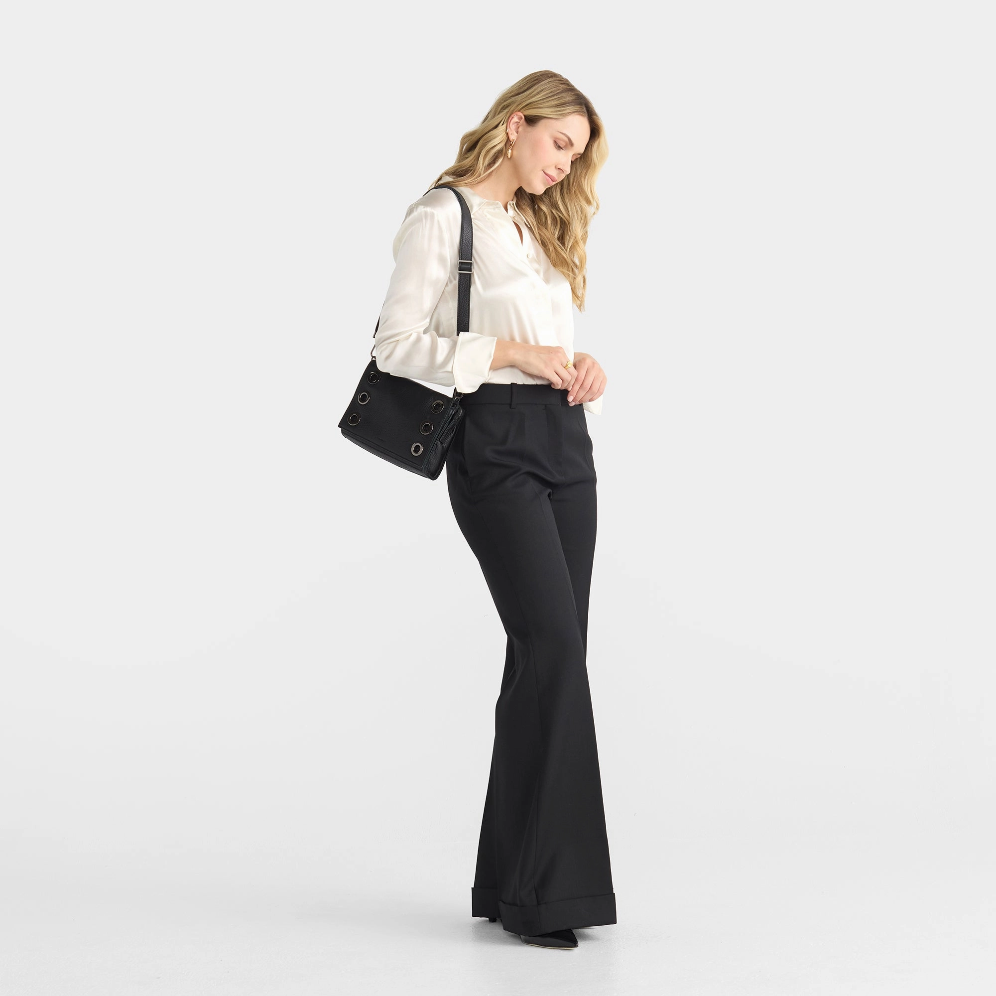 Montana Clutch | Black Lugano/Gunmetal | Sml
