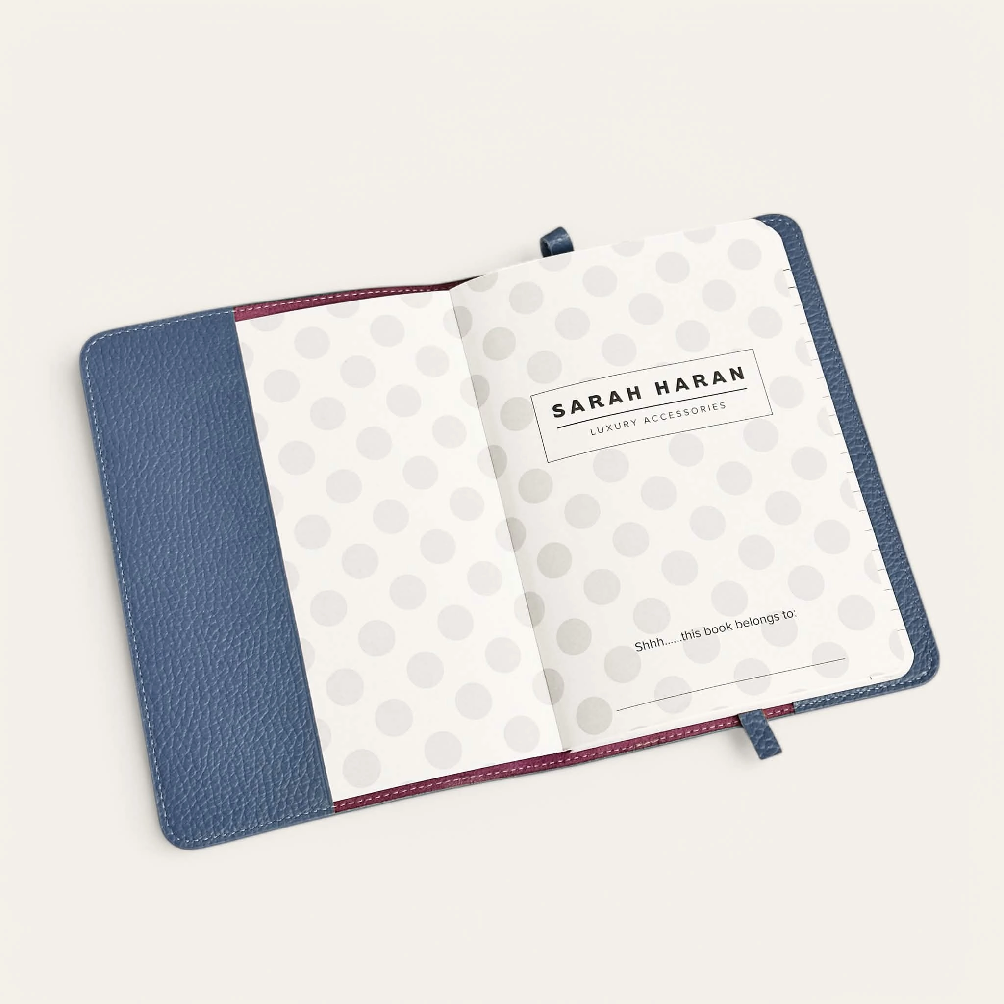 Notebook Leather | Bluebell