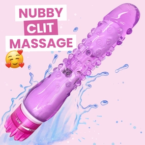 Nubby Waterproof Vibrator for Beginners