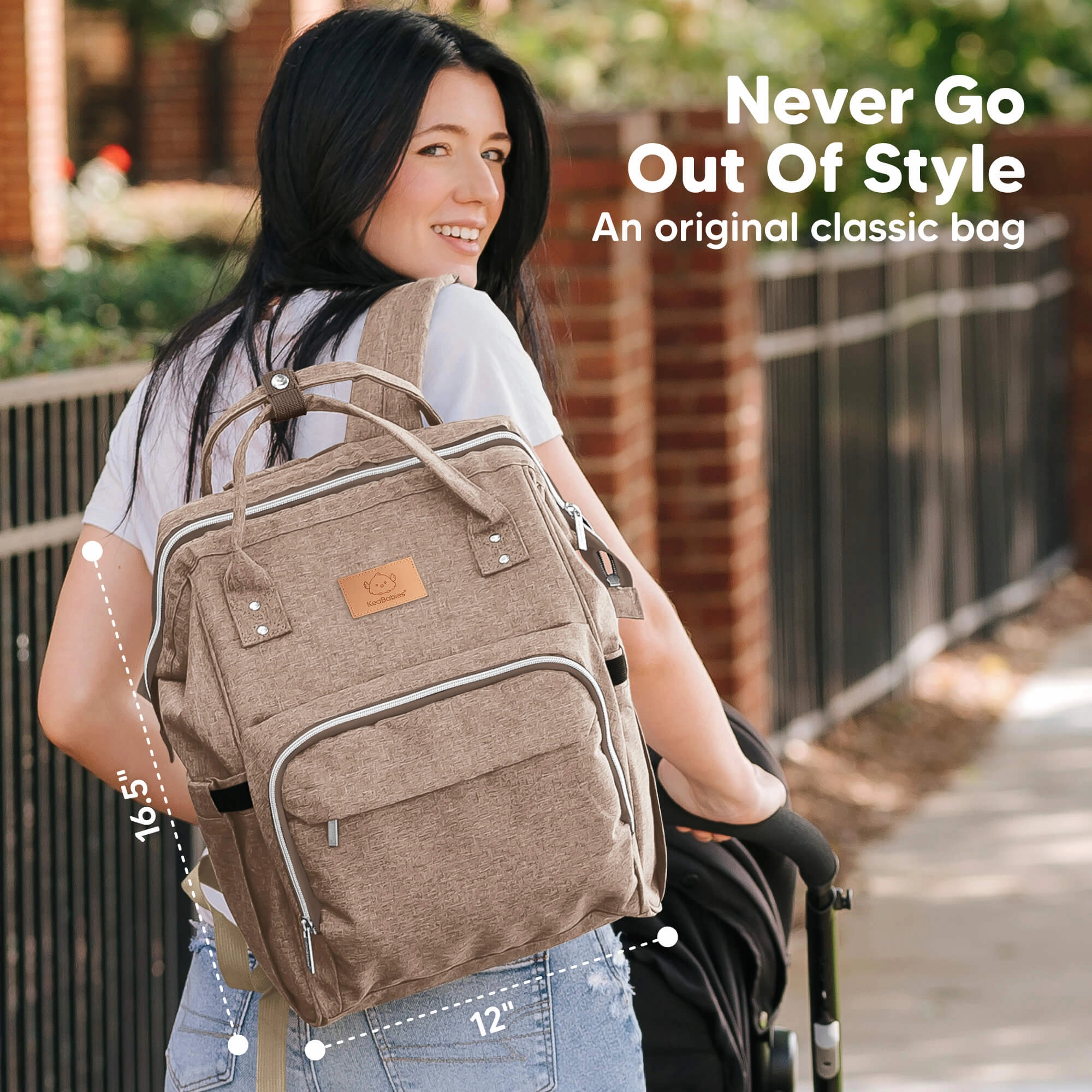 Original Diaper Bag (Coffee Brown)