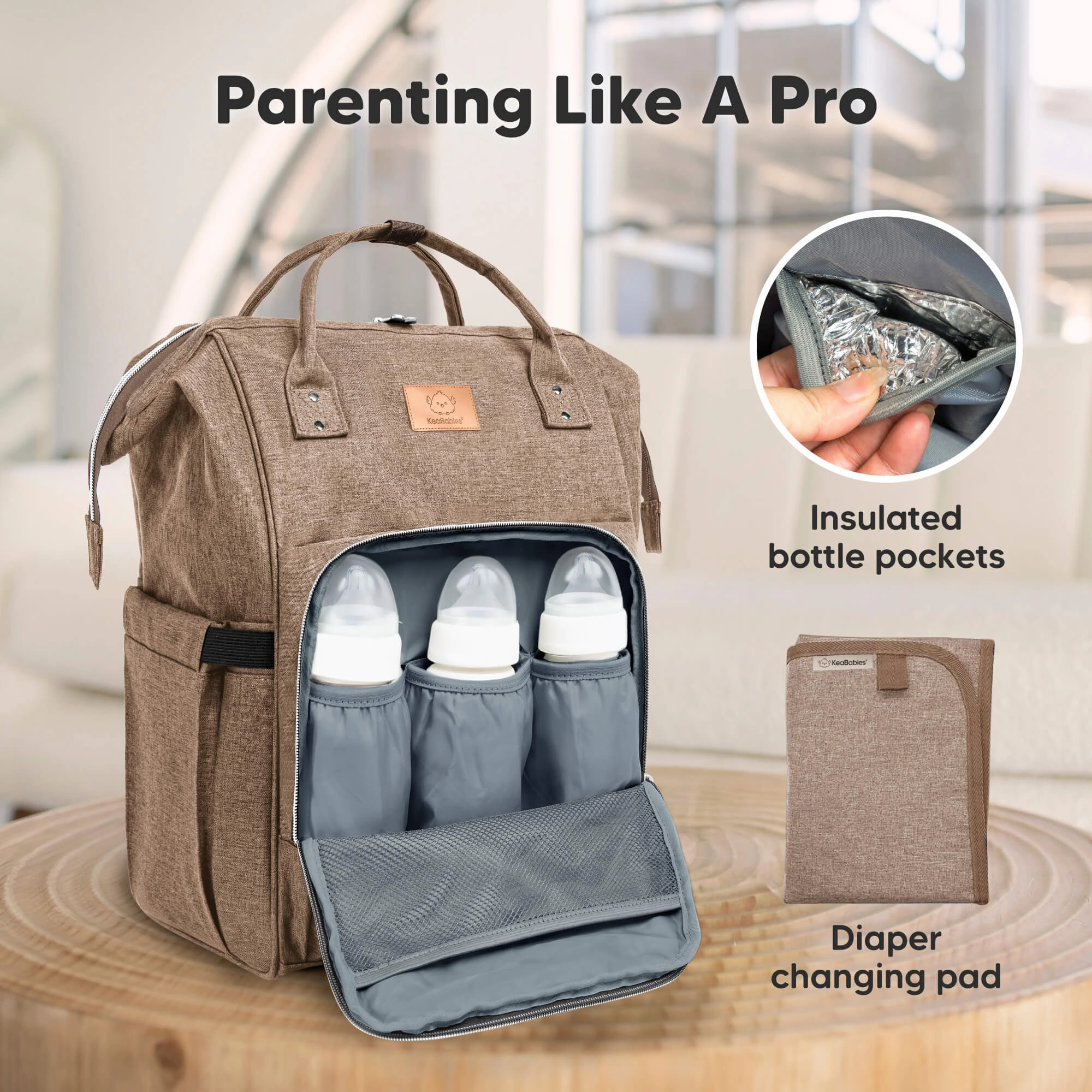 Original Diaper Bag (Coffee Brown)