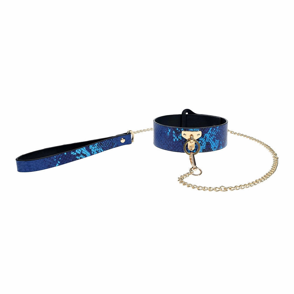 Ouch! Florence Holographic Snake Print Faux Leather BDSM Kit Handbag