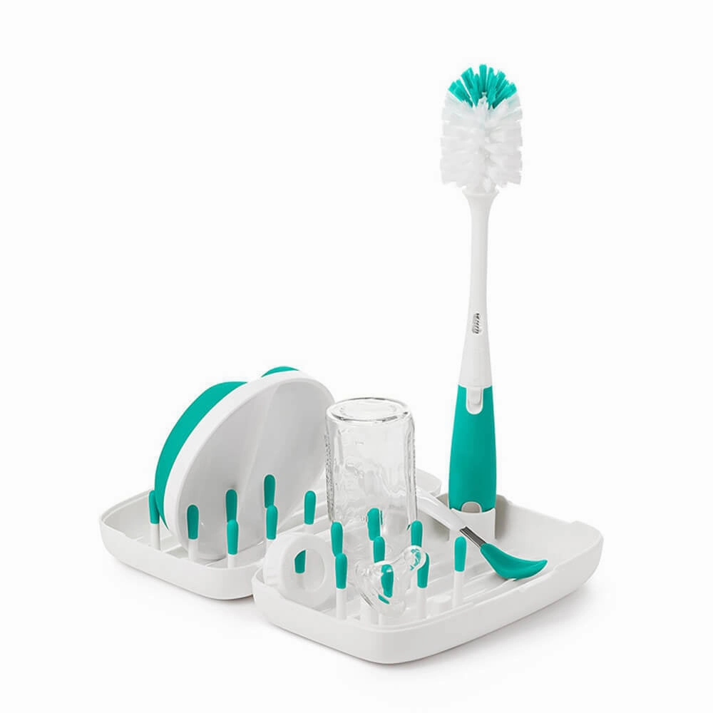 Oxo Tot On-The-Go Drying Rack & Bottle Brush