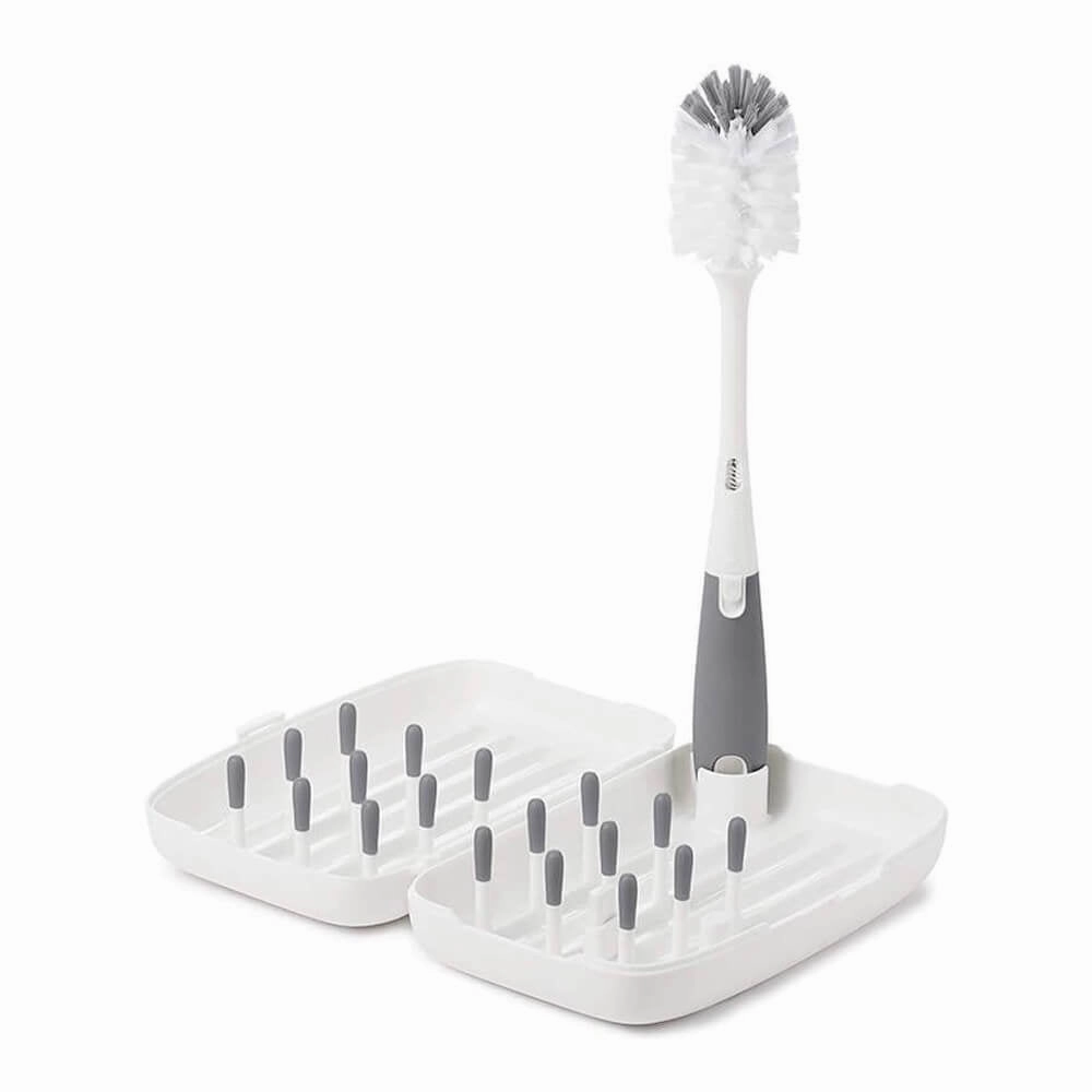 Oxo Tot On-The-Go Drying Rack & Bottle Brush