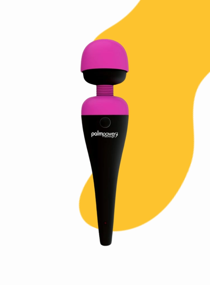 PalmPower Reecharge Waterproof Vibrating Body Wand Massager