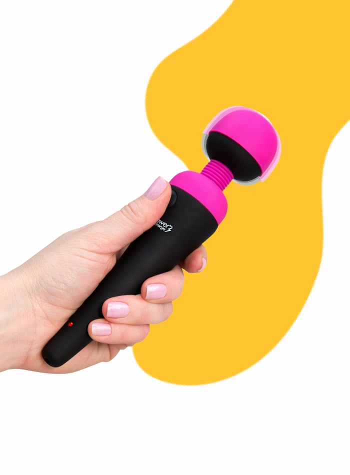 PalmPower Reecharge Waterproof Vibrating Body Wand Massager