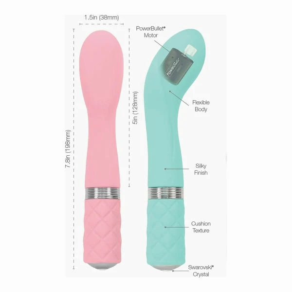 Pillow Talk SASSY Swarovski Crystal G-Spot Vibrator