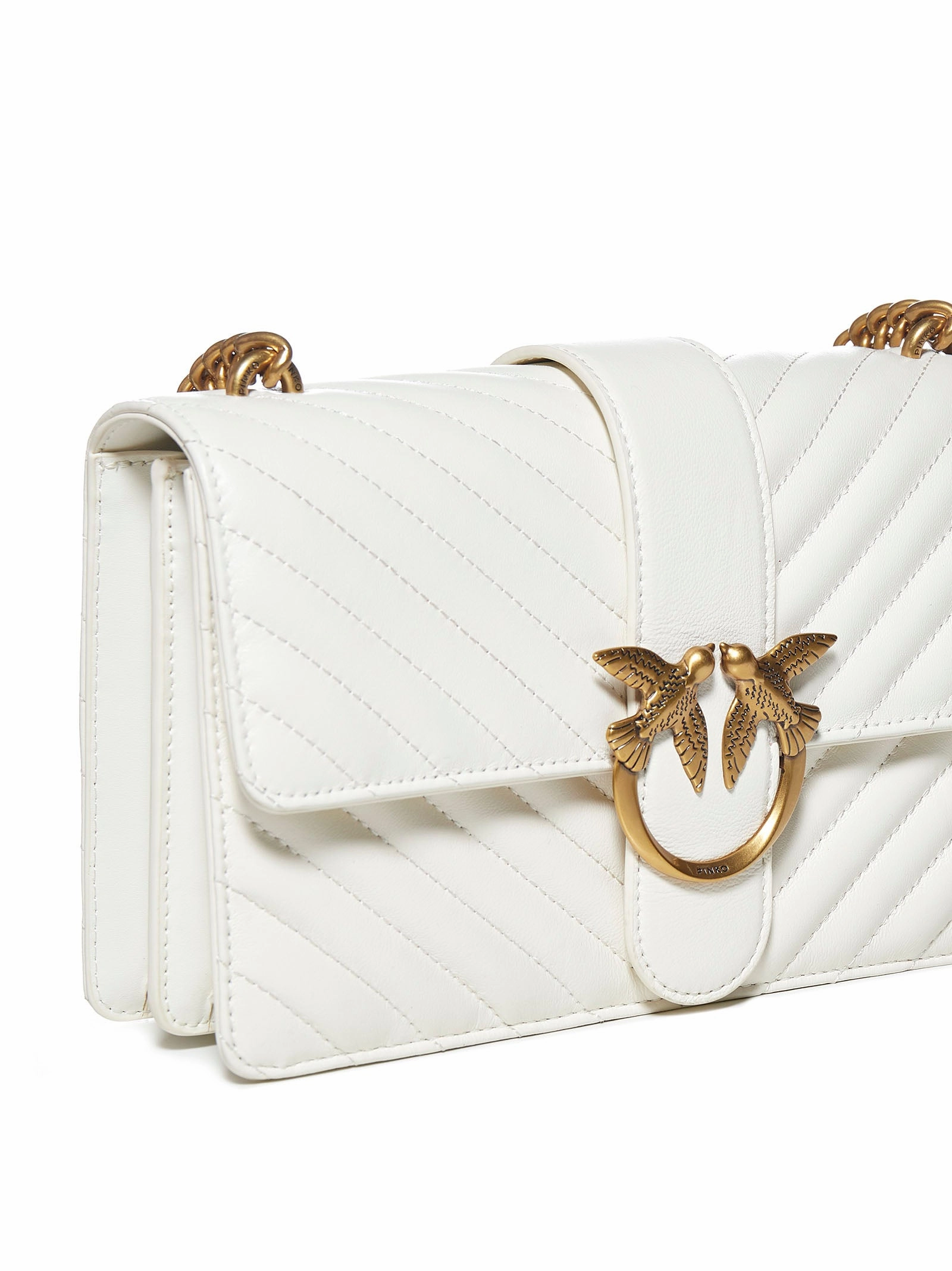 Pinko Classic Love Icon V Quilt Crossbody Bag