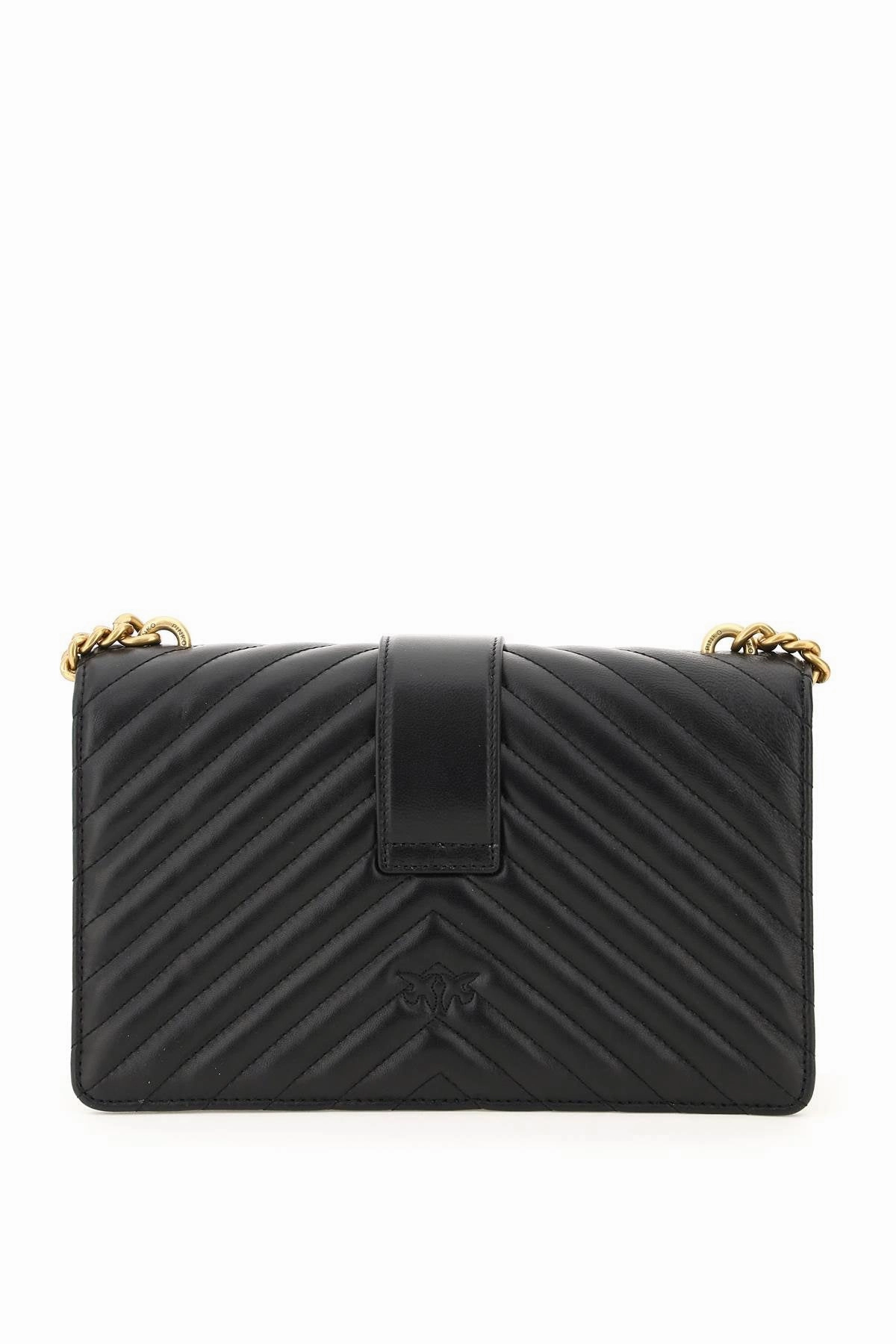 Pinko Classic Love Icon V Quilt Crossbody Bag