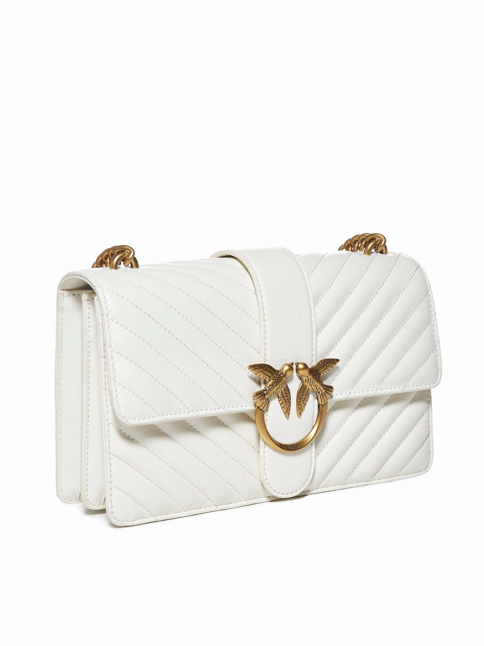Pinko Classic Love Icon V Quilt Crossbody Bag