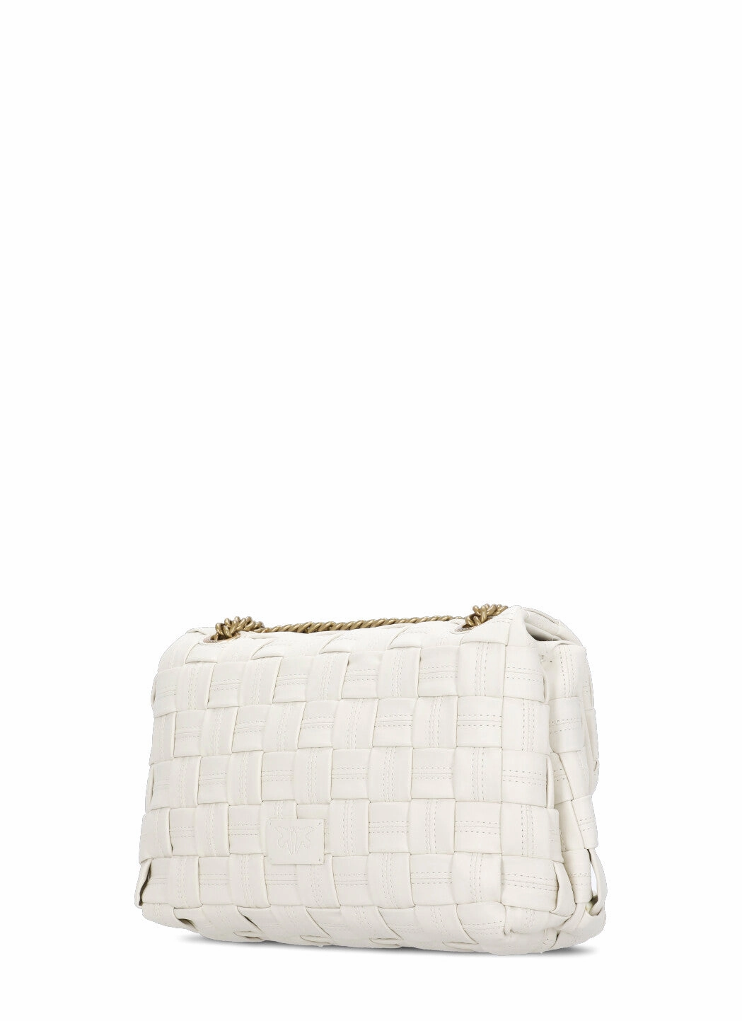 Pinko Classic Love Logo Plaque Foldover Shoulder Bag