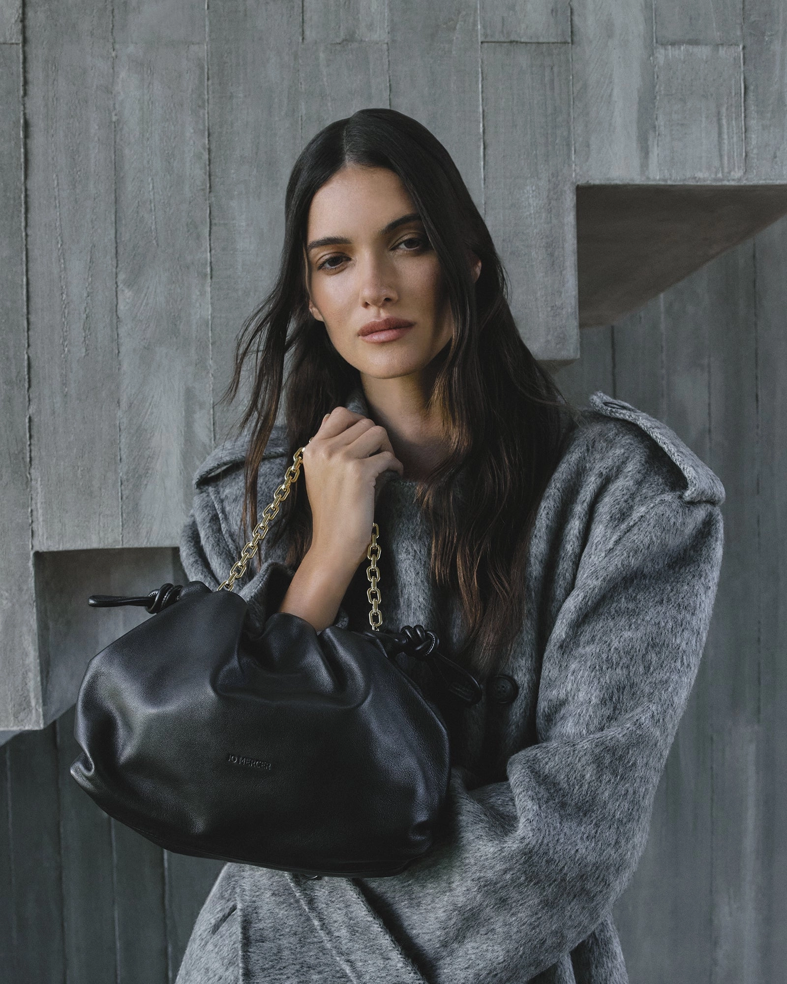 PIPPA CROSSBODY BAG BLACK LEATHER