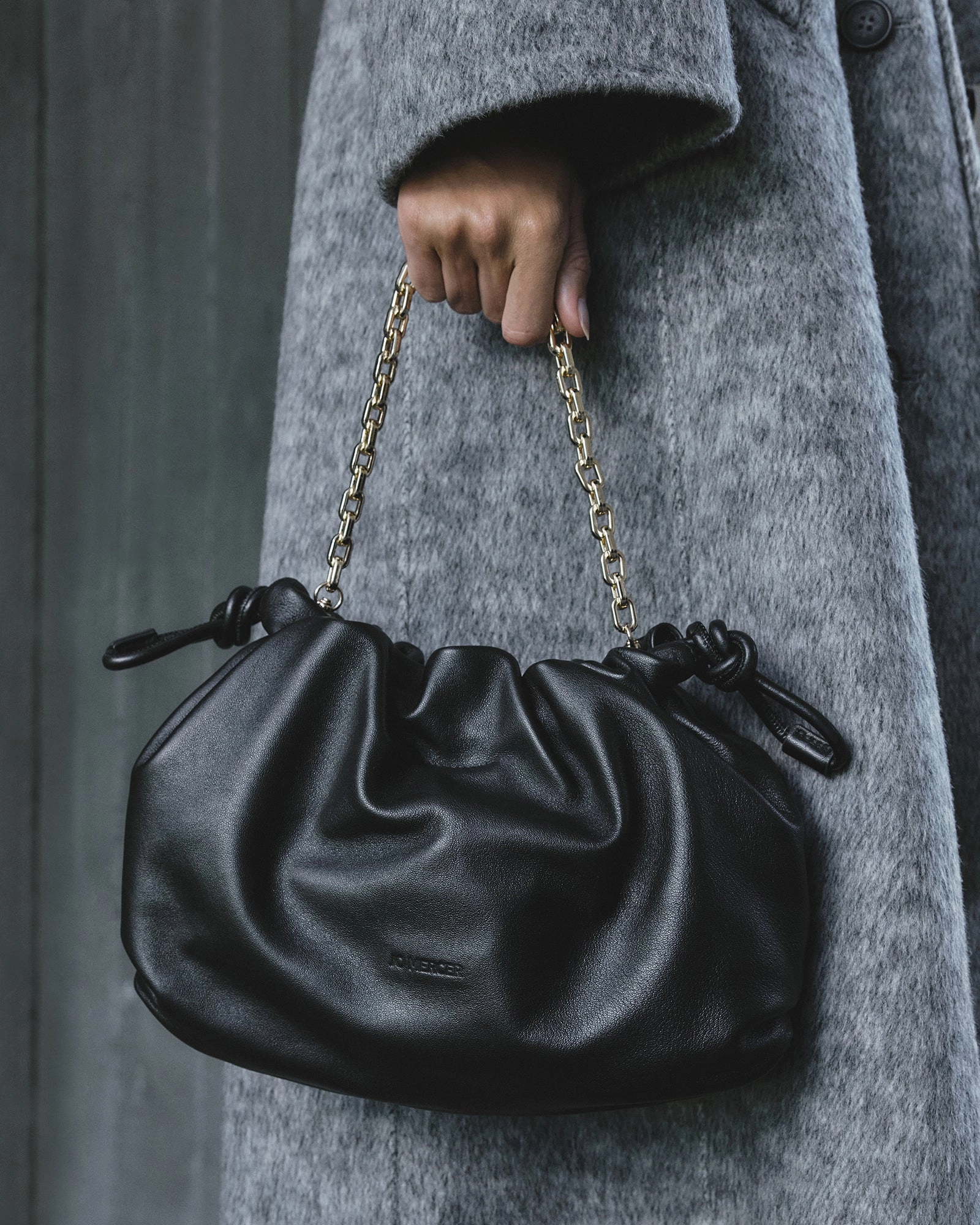 PIPPA CROSSBODY BAG BLACK LEATHER