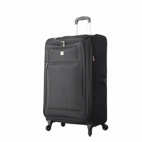 Protege PG54100147016MB Arendale Soft Side 24 Expandable Checked Luggage, Black