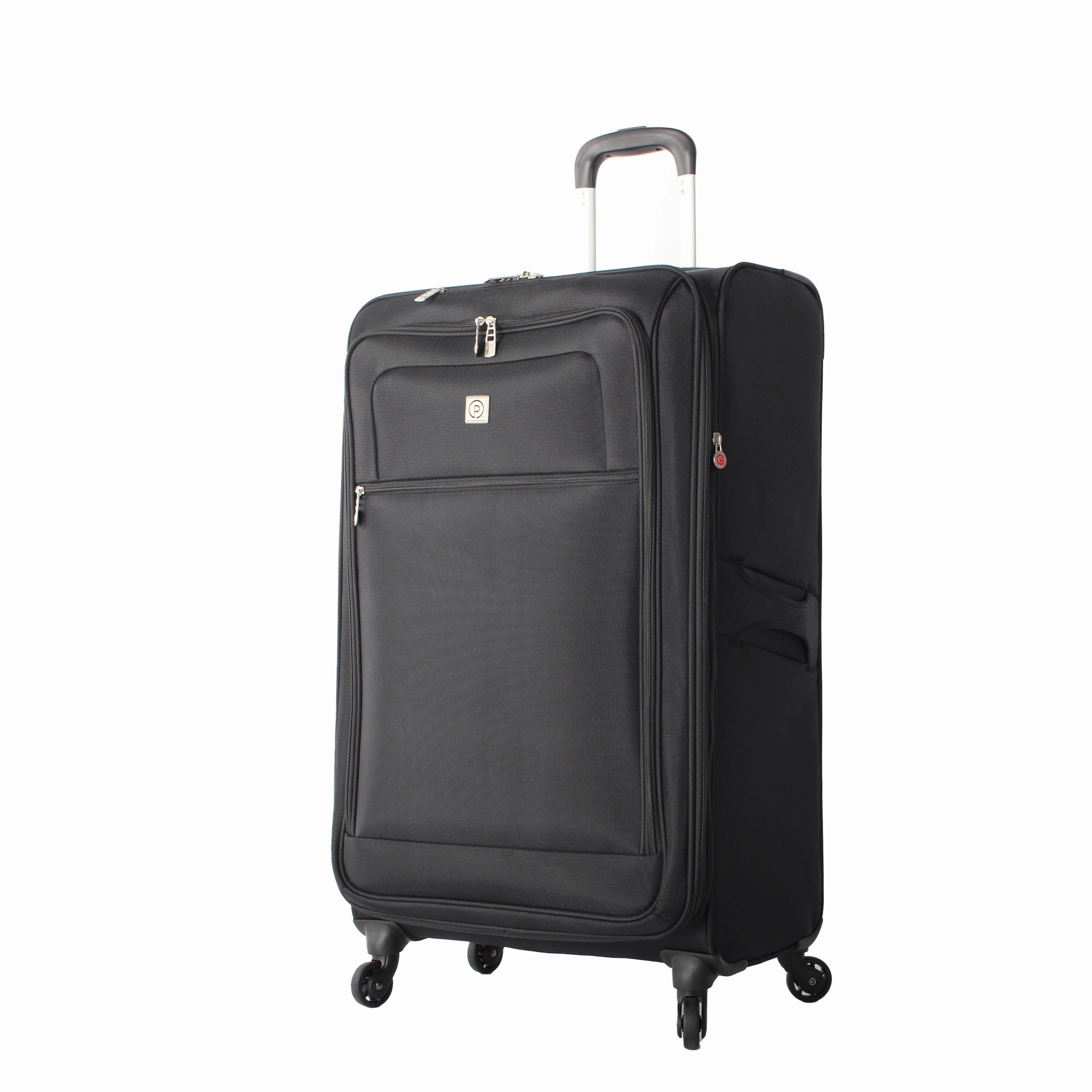 Protege PG54100147016MB Arendale Soft Side 24 Expandable Checked Luggage, Black