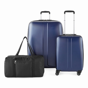 Protocol Kessler 3-Pc. Hardside Luggage Set - Brilliant Navy NAVY ONE SIZE