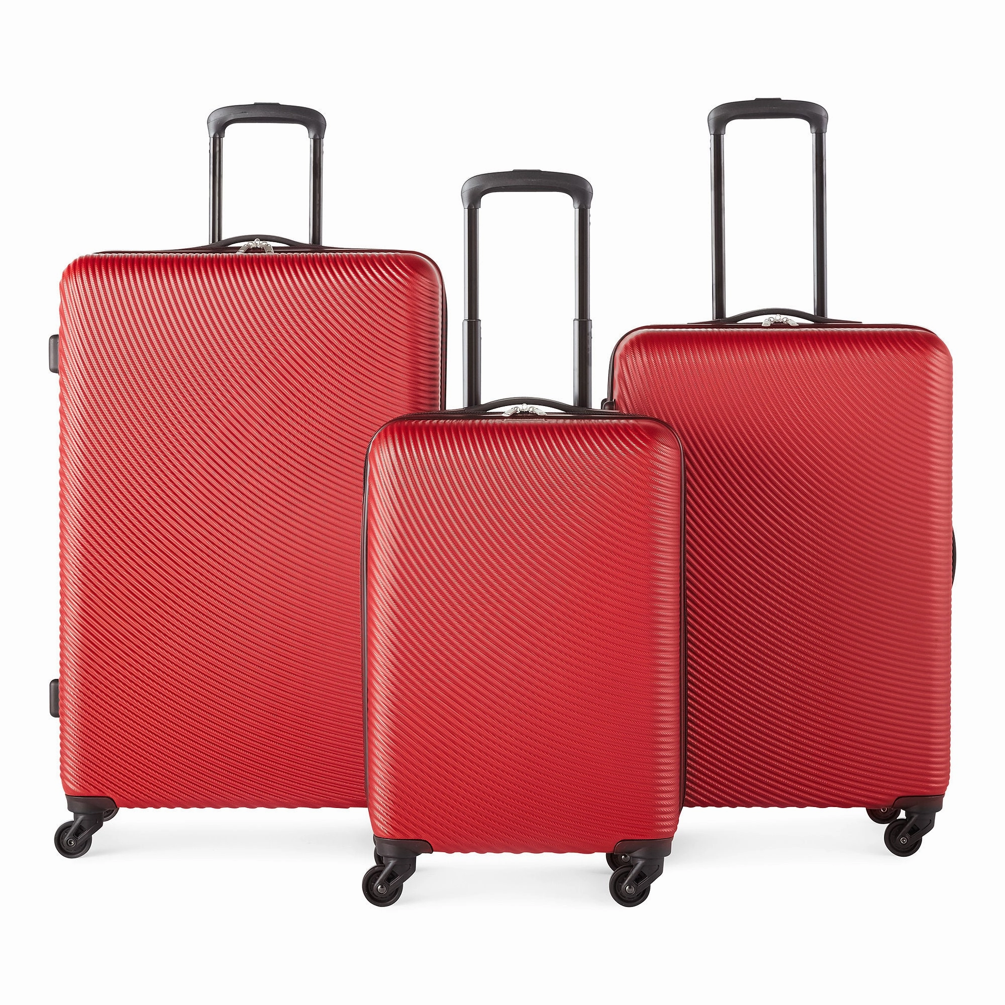 Protocol Saltaire 3-pc. Hardside Lightweight Luggage Set, Red